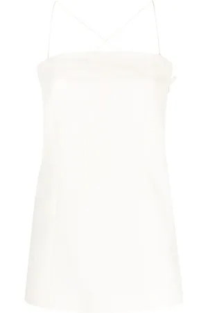 Helmut Lang Slip zip-up square-neck tank top