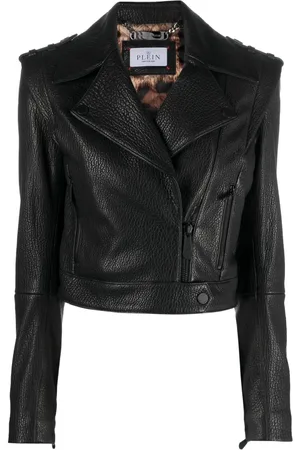Philipp Plein Cropped biker jacket