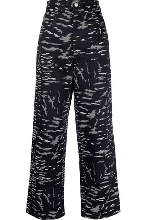 Emporio Armani Straight-leg jacquard jeans