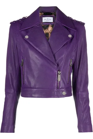 Philipp Plein Cropped biker jacket