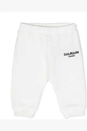 Balmain Logo-print cotton track pants