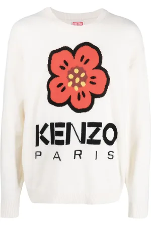 Kenzo Boke Flower intarsia-knit wool jumper