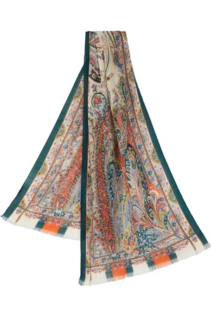 Etro Paisley-print cashmere scarf