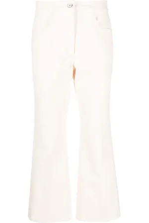 Jil Sander Pressed-crease flared trousers