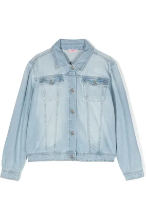 Liu Jo Buttoned washed-denim jacket