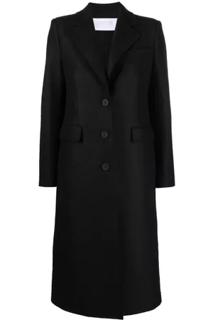 Harris Wharf London Single-breasted buttoned wool coat
