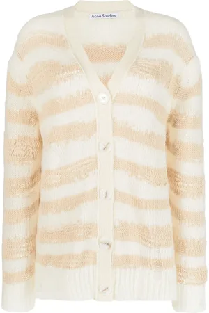 Acne Studios Distressed striped cardigan