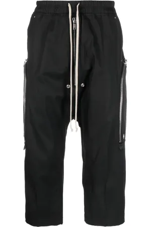 Rick Owens Drawstring-waist drop-crotch trousers
