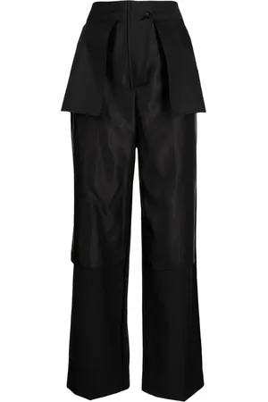 GOEN.J Inside-out straight-leg trousers