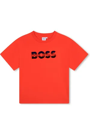 HUGO BOSS Logo-embroidered cotton T-shirt