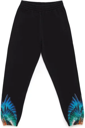 MARCELO BURLON Icon Wings cotton track trousers