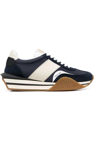Tom Ford James panelled leather sneakers
