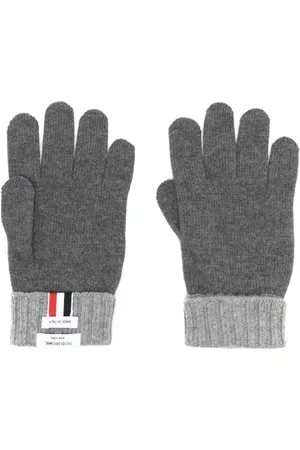 Thom Browne RWB-stripe wool gloves