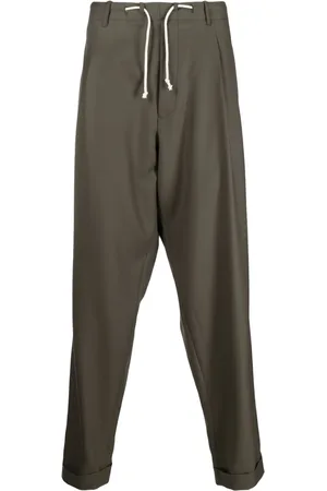 MAGLIANO Drawstring-fastening cotton trousers