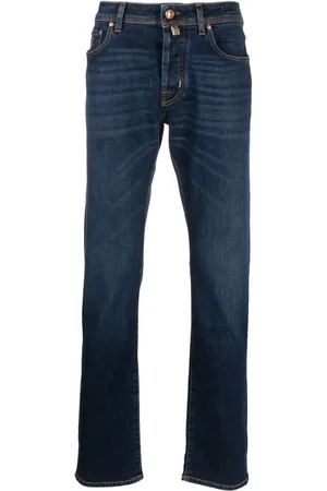 Jacob Cohen Logo-patch straight-leg jeans