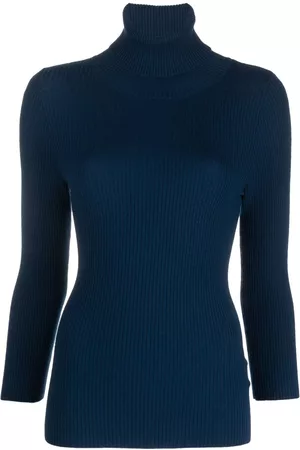 Aspesi Ribbed-knit roll-neck knitted top