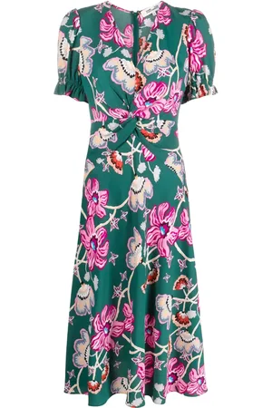 Diane von Furstenberg Anaba floral-print crêpe dress
