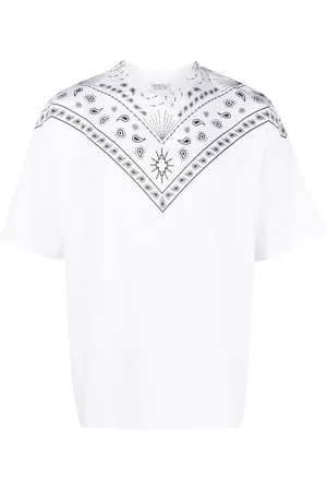MARCELO BURLON Bandana-print cotton T-shirt