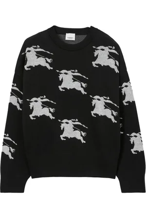 Burberry Logo-jacquard jumper