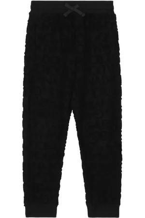 Dolce & Gabbana Monogram-jacquard drawstring track pants