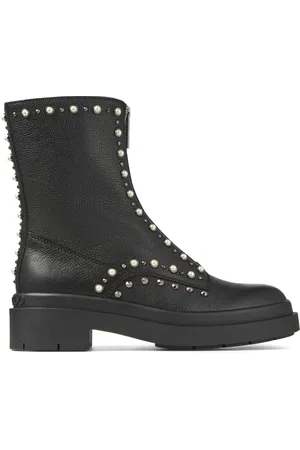 Jimmy Choo Nola crystal-embellished leather boots