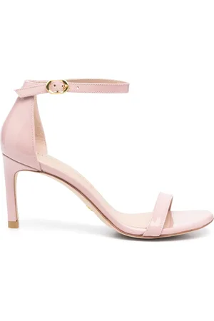 Stuart Weitzman Nunakedstraight 85mm leather pumps