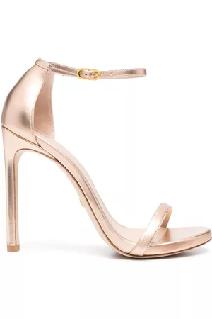 Stuart Weitzman Nudist 120mm leather sandals