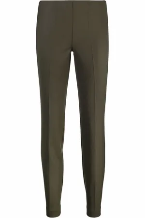 P.A.R.O.S.H. Mid-rise tapered virgin wool trousers