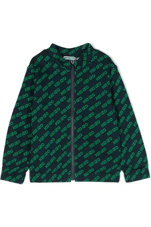 Kenzo Logo-print cotton jacket