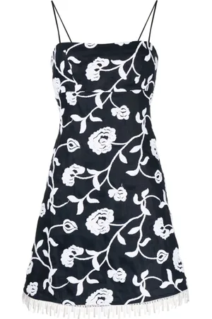 Silvia Tcherassi Balerina floral-embroidered minidress