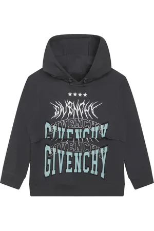 Givenchy Logo-embroidered raw-cut detail hoodie