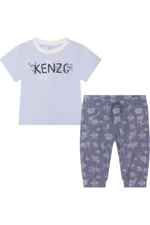 Kenzo Logo-print organic cotton tracksuit set