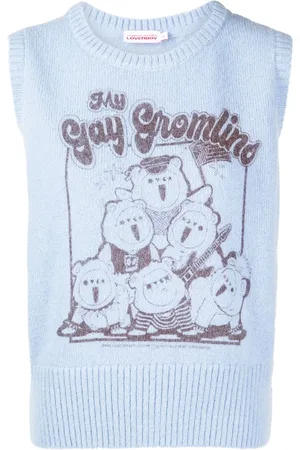 Charles Jeffrey Loverboy Cute Gromlin knitted vest