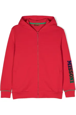 Missoni Logo-print cotton hoodie