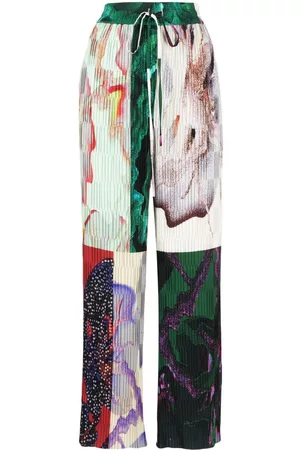 HENRIK VIBSKOV Grow plissé-effect straight trousers
