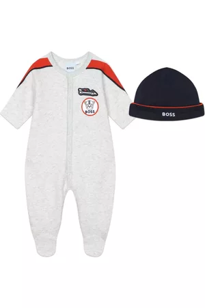 HUGO BOSS Logo-embroidered knitted pyjama (set of two)