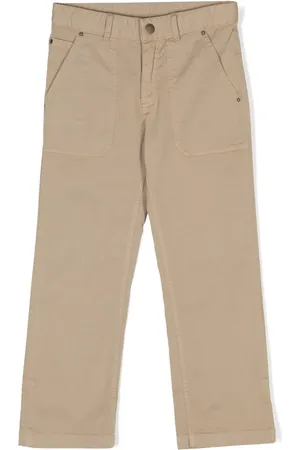 BONPOINT Logo-patch straight trousers