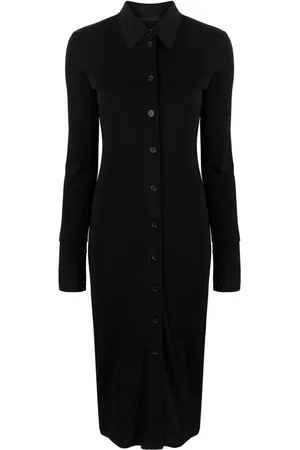 Helmut Lang Button-up midi shirtdress