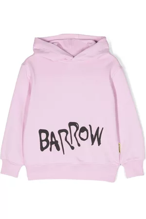 BARROW Logo-print cotton hoodie