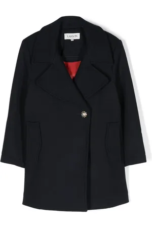 Lanvin Logo-appliqu?? coat
