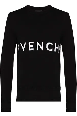 Givenchy Logo-intarsia crew-neck jumper