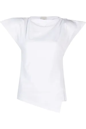 Isabel Marant Sebani padded asymmetric T-shirt