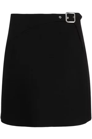 Jil Sander Belted wool miniskirt