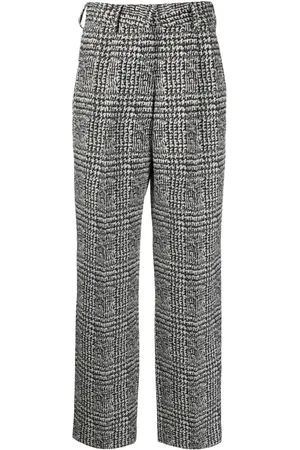 Blaz Fox Prince of Wales straight-leg trousers
