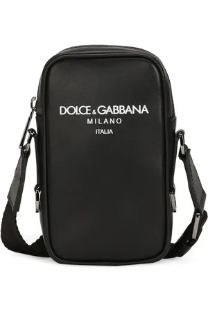 Dolce & Gabbana Logo-print leather shoulder bag