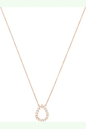 Dana Rebecca Designs 14kt rose Vivienne Lily Teardrop diamond necklace