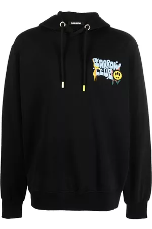 BARROW Logo-print cotton hoodie