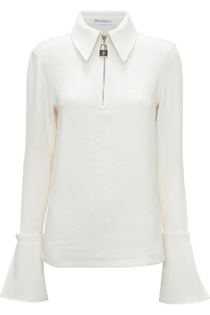 J.W.Anderson Long-sleeved half-zip polo top