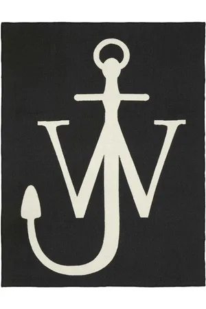 J.W.Anderson Anchor logo-patch blanket