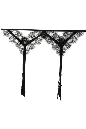 Kiki de Montparnasse Lace insert garter belt